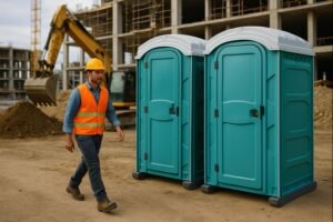 Clean Portable Toilets Improve Worker Productivity